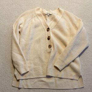 Madewell Beige Button-Up Women's Cardigan